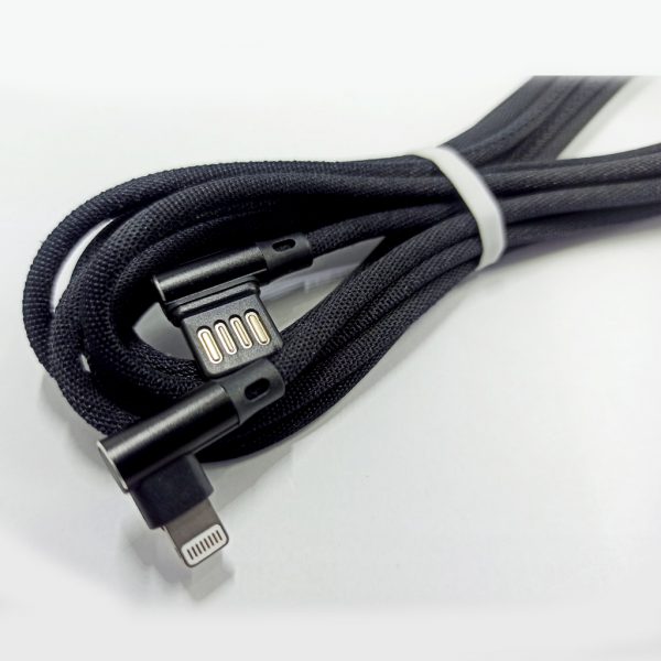 mrit-usb-cables-3m-lightning-angle-cable-black-close-view-singapore