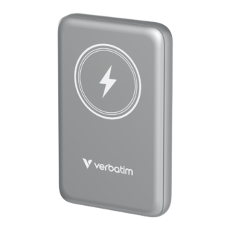 Verbatim Charge 'n' Go Power Bank Magnetic Wireless 10,000mAh (Grey) VM-322689