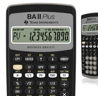 Texas Instruments BA II Plus Financial Calculator