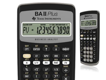 Texas Instruments BA II Plus Financial Calculator