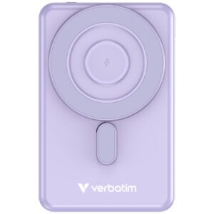 Verbatim Charge n Go 5000mAh Power Bank, Purple