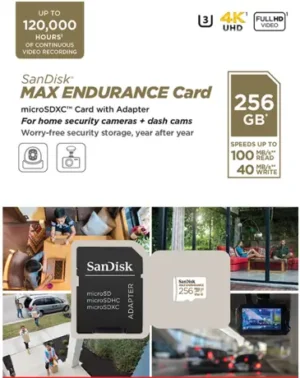SanDisk MAX ENDURANCE microSD pack