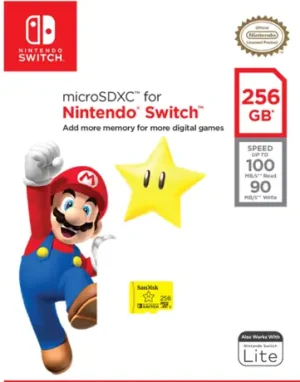SanDisk microSDXC for Nintendo Switch pack