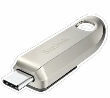 SanDisk Ultra Luxe USB Type-C Flash Drive pack